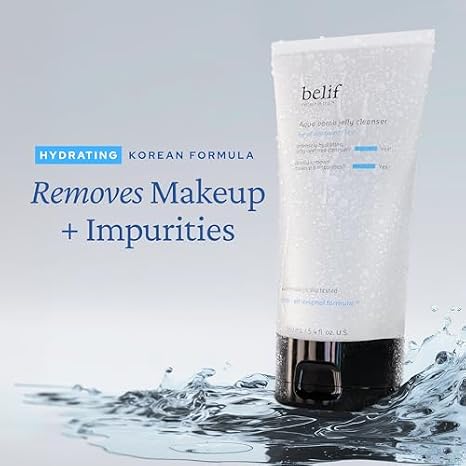 belif Jelly Hydrating Deep Cleanser – Low pH Mild Gel-to-Foam Face Wash for Daily Deep Pore Cleansing, Hydrating an photo 3