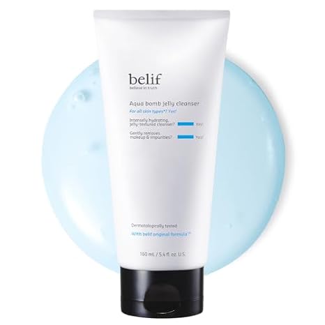 belif Jelly Hydrating Deep Cleanser – Low pH Mild Gel-to-Foam Face Wash for Daily Deep Pore Cleansing, Hydrating an photo 2