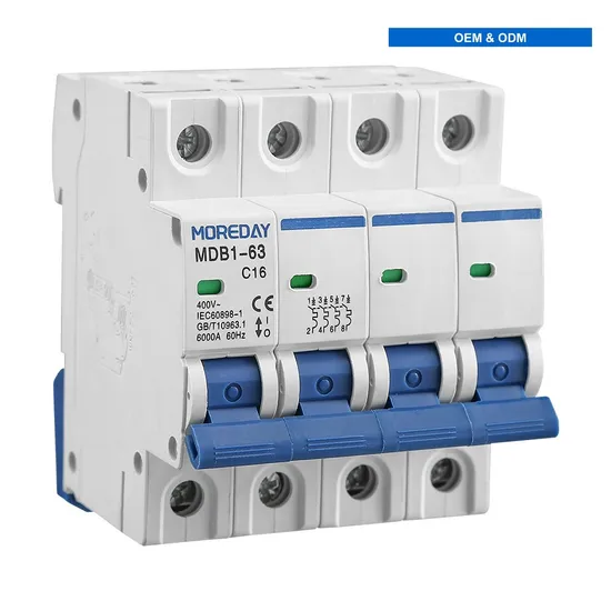 AC Miniature Circuit Breaker — MDB1-63 4P 63A 6kA