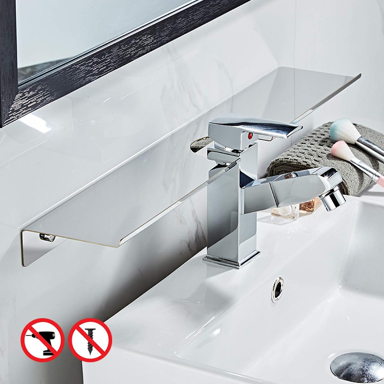 Wall Mounted Sink Top Shelf - Sliver 60cm - (21)