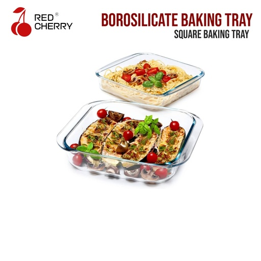 Glass Baking Tray Square Small