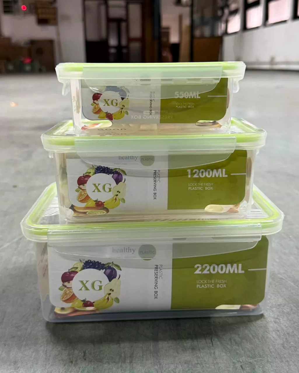 3 Pcs Rectangle Sealed Box
