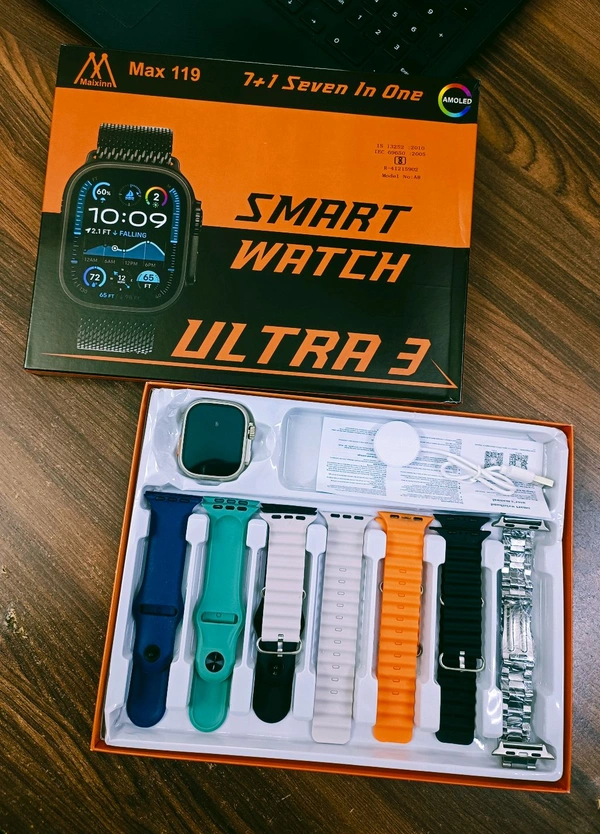 Max 119 7 In 1 Smart Watch Ultra 3