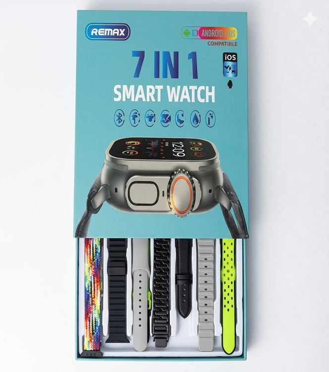 REMAX 7 in 1 Premium Smartwatch - YX21