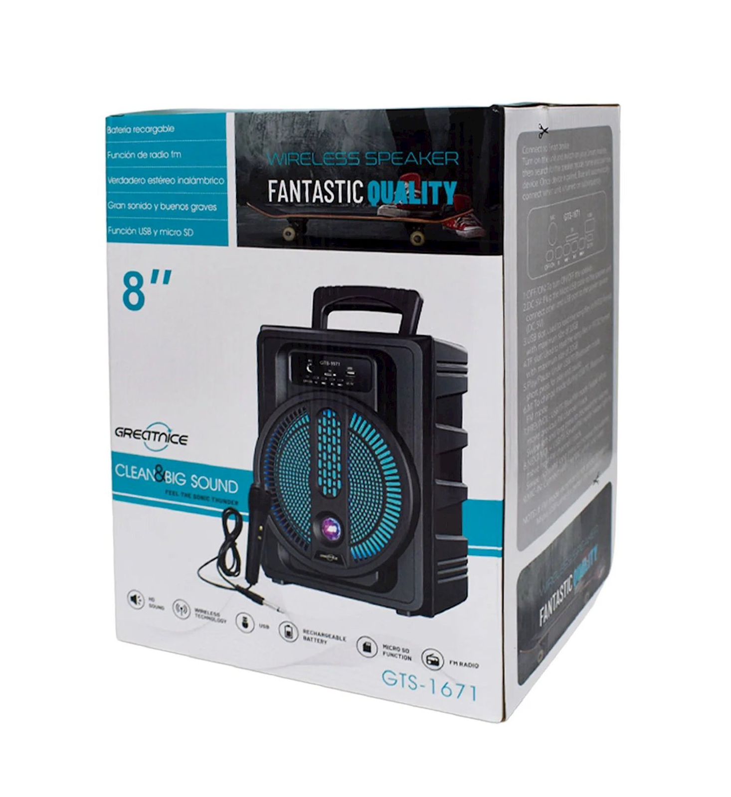 GTS-1671 Wireless Bluetooth Speaker