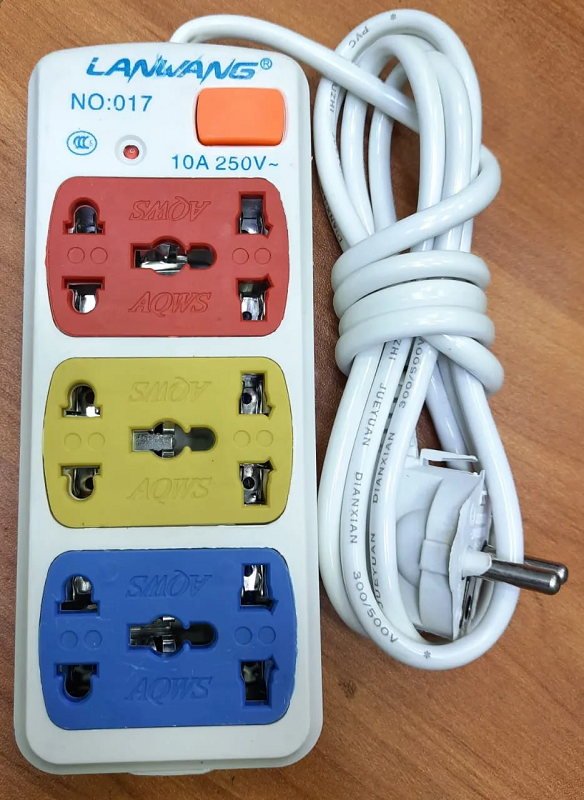 3 Port Extension Cord - CP