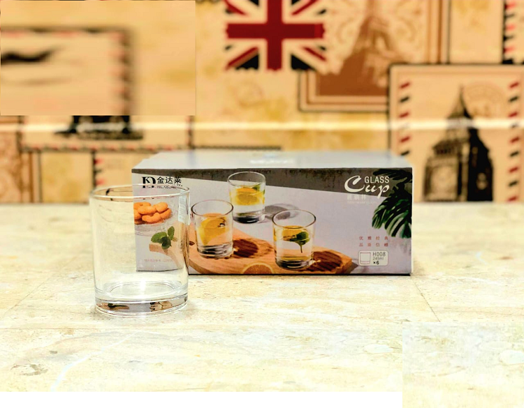 H008 Glass Cup Set (245ml)