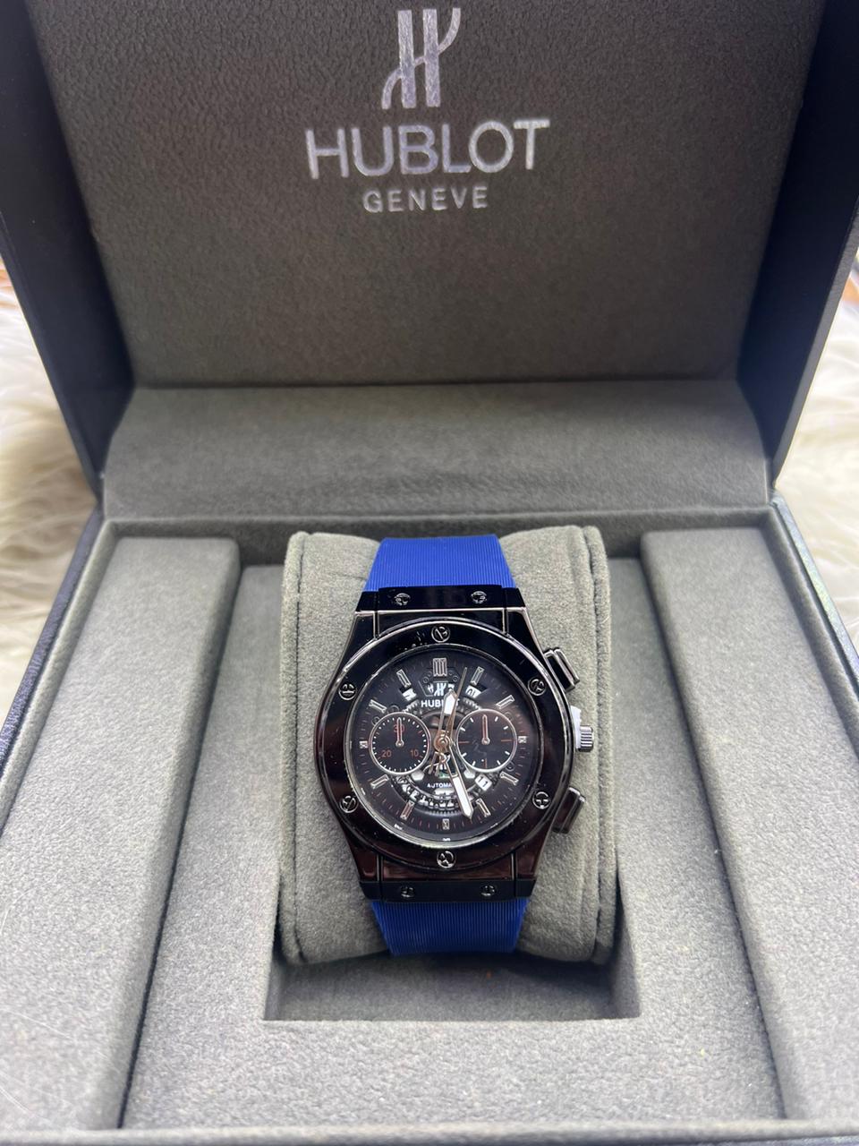 Hublot Classic Fusion Chronograph Automatic Mens Watch (Blue)