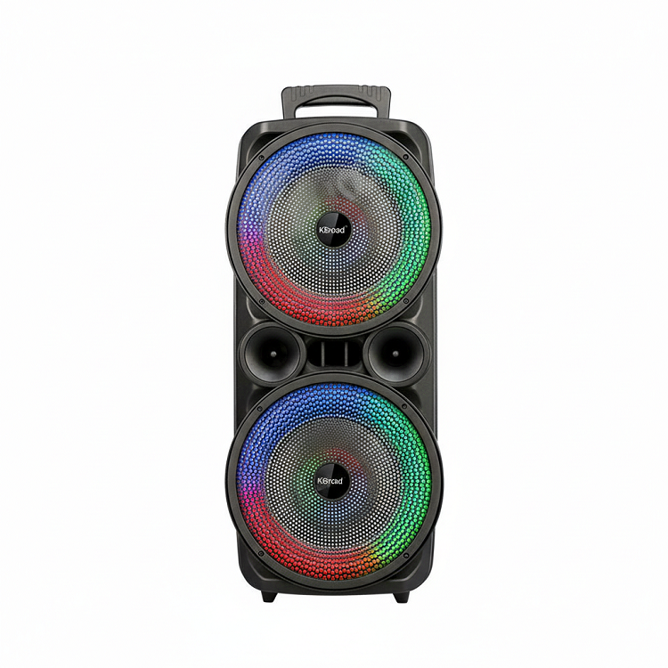 KTS-2465 8 Inch Dual Bluetooth Speaker With Mic
