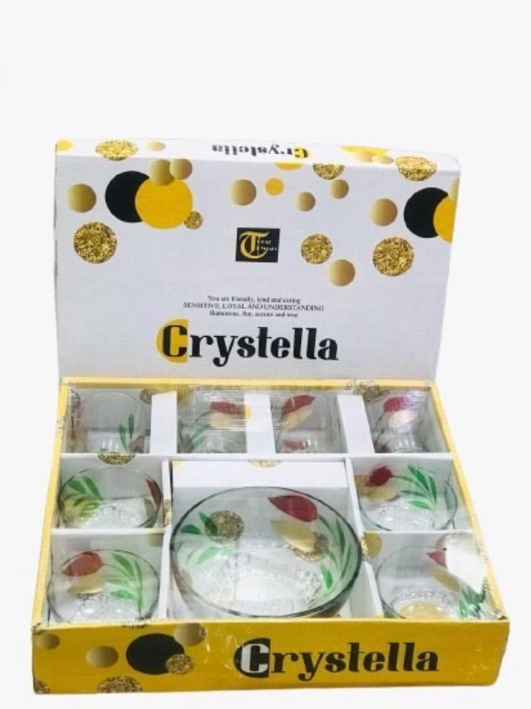 Crystella 9 Pcs Glass Set