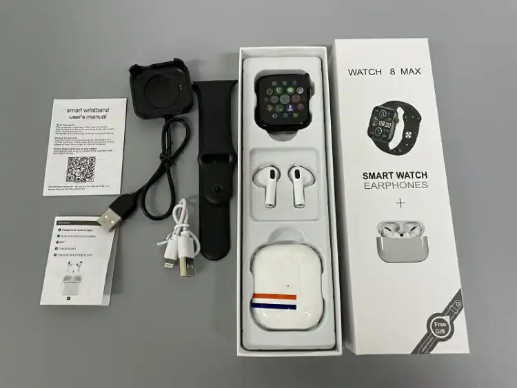 DM03 Smart Watch Set with Earphones