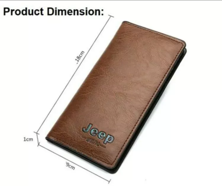 Jeep Leather Long Wallet