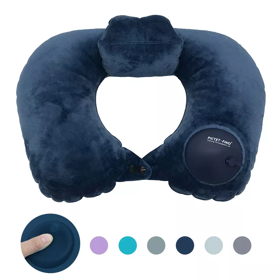Travel Neck Pillow Inflatable & Foldable