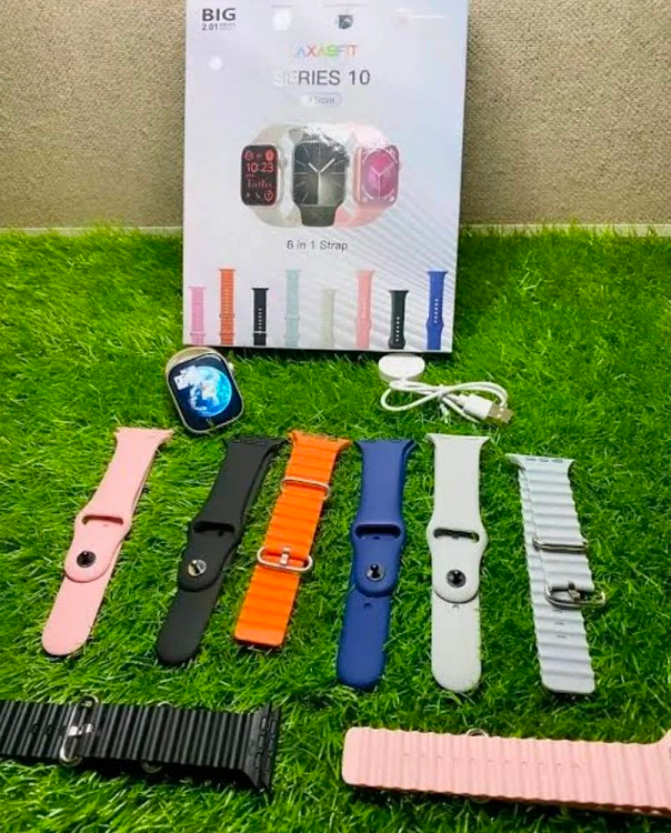 Laxasfit Series 10 Smart Watch - 8 In 1