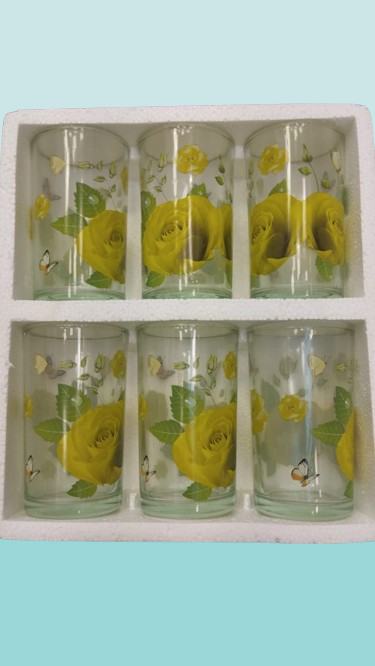 6 Pcs Juice Glass Set